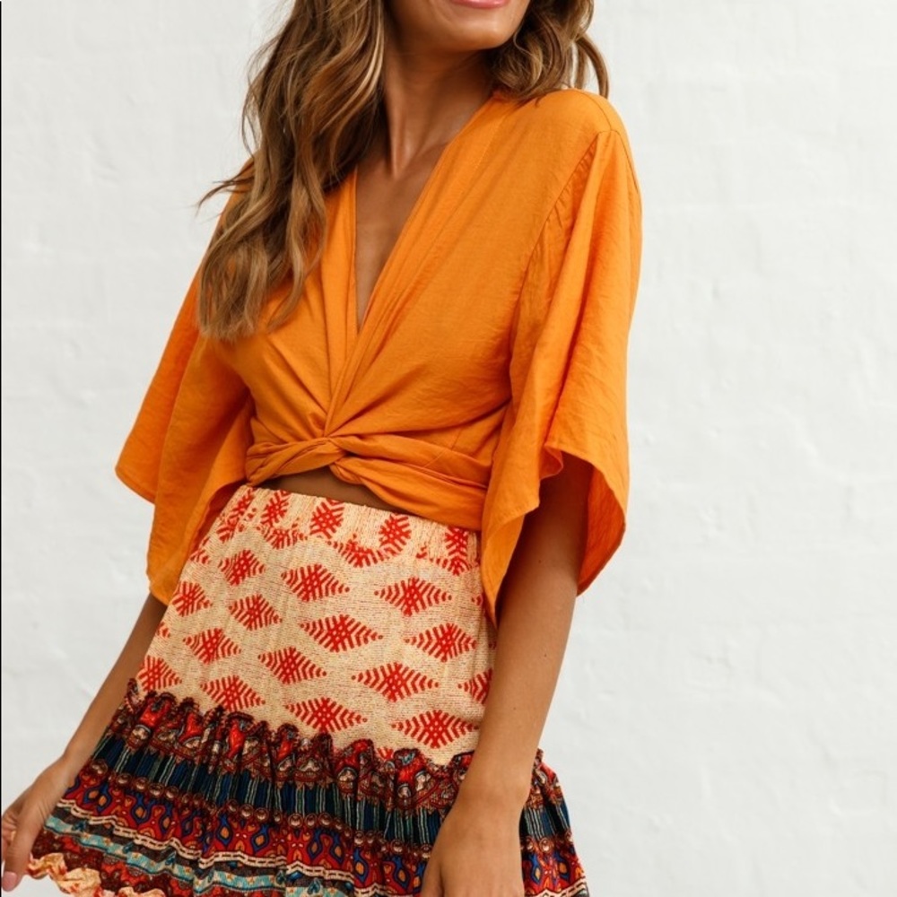Indikah Rivera Tie Top- SOLD